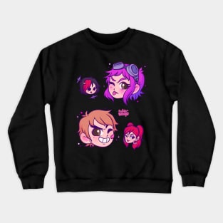 Scott Pilgrim Fanart by Anshiehoop Crewneck Sweatshirt